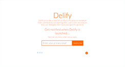 Desktop Screenshot of delify.com