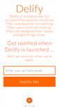 Mobile Screenshot of delify.com